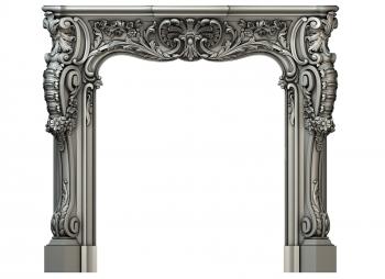 نموذج ثلاثي الأبعاد لآلة CNC المواقد 